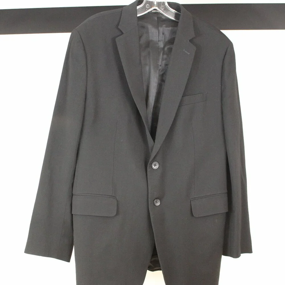 Banana Republic‎ Men’s Black Suit Jacket 42R Tailored Fit Double Vent